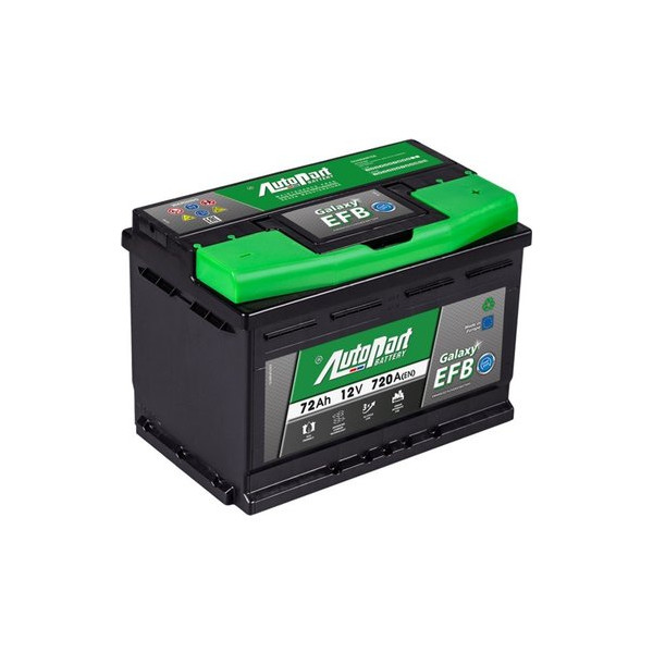 

Автомобильный аккумулятор Autopart Galaxy 72 Ah/12V EFB_Start-Stop (0) ARL072-EFB