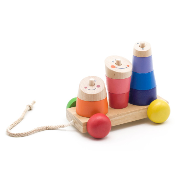 

Игрушка-каталка Мир деревянных игрушек Каталка-пирамидка (Д355)