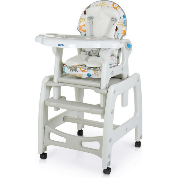 

Стульчик для кормления Bambi M 1563 Animal Grey