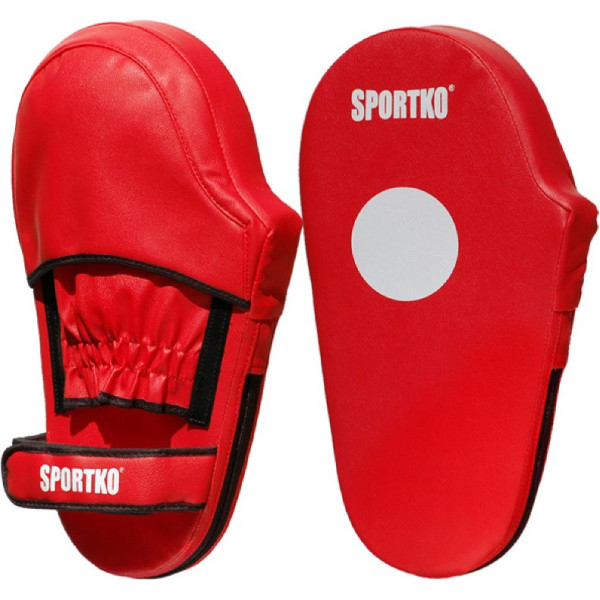 

Лапы для кикбоксинга Sportko ПД4 красный (4627)