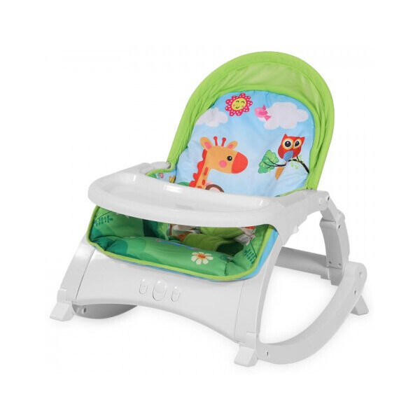 

Шезлонг-качеля Lorelli ALEX WITH TABLE (jungle green)
