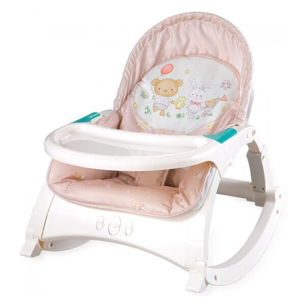 

Шезлонг-качеля Lorelli ALEX WITH TABLE (beige bear party)