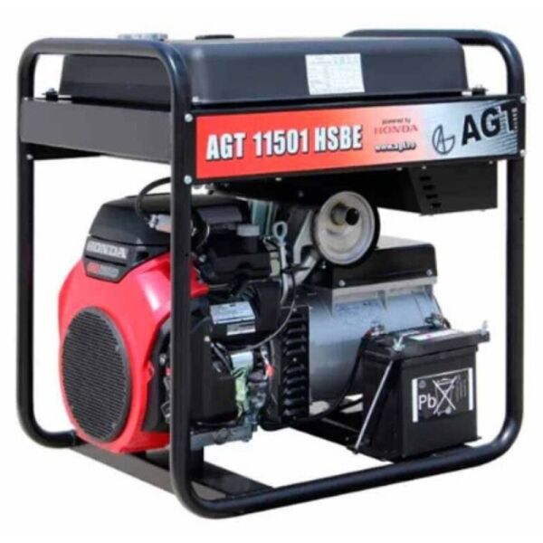 

Генератор бензиновый AGT 11501 HSBE R45
