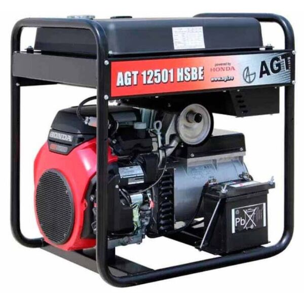 

Генератор бензиновый AGT 12501 HSBE R45