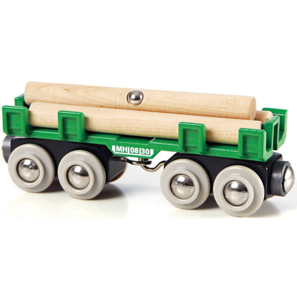 

BRIO World АКСЕССУАРЫ ТРАНСПОРТ Вагон с брёвнами 33696