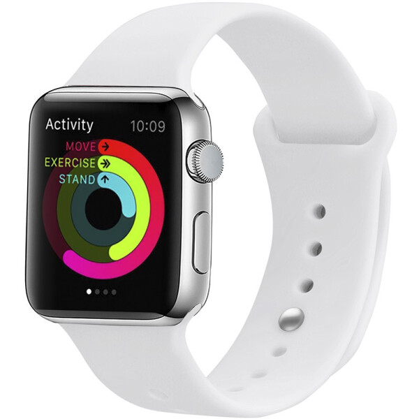

UWatch Silicone Strap for Apple Watch 38/40 mm White