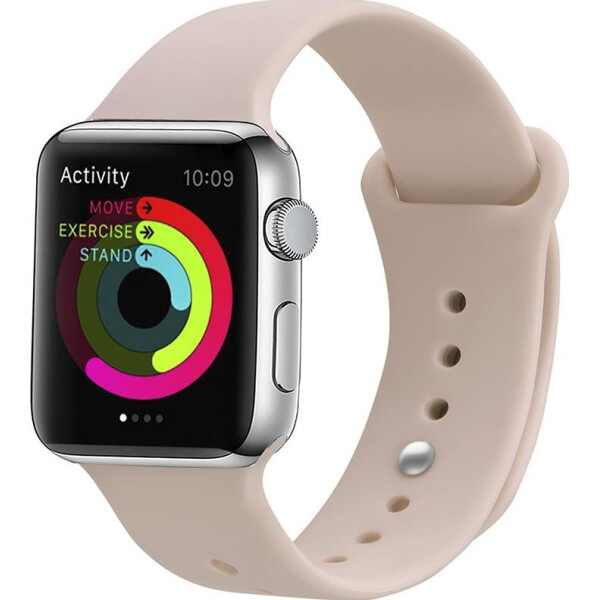 

UWatch Silicone Strap for Apple Watch 38/40 mm Pink Sand