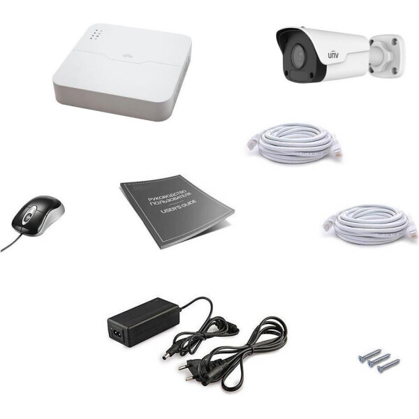 

Комплект IP видеонаблюдения Uniview 1OUT 2MEGA