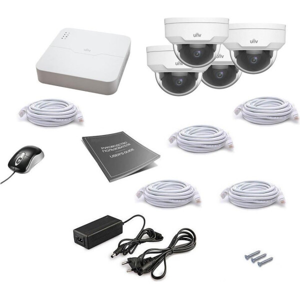 

Комплект IP видеонаблюдения Uniview 4DOME 2MEGA