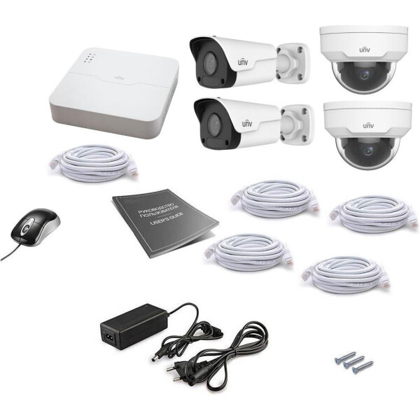 

Комплект IP видеонаблюдения Uniview 4MIX 2MEGA