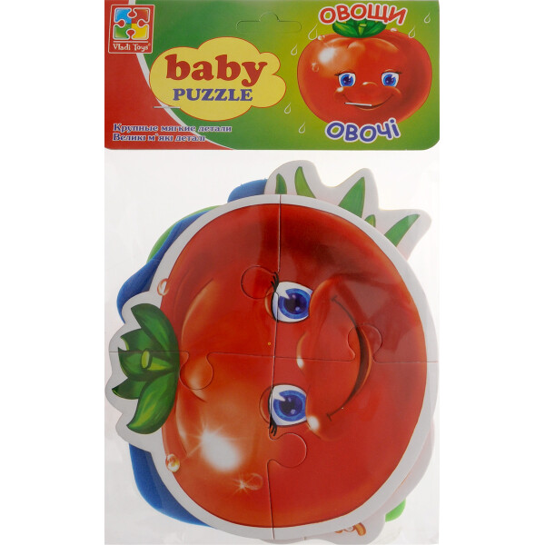

Беби пазлы Vladi Toys Овощи VT1106-76 (укр)