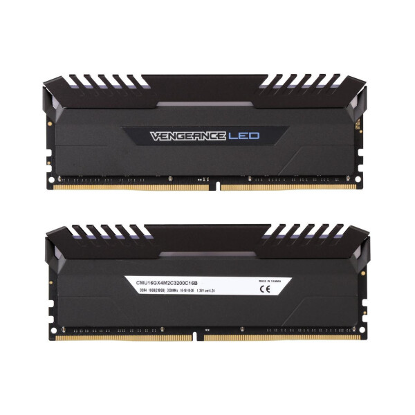

Corsair Vengeance LED Blue 16GB, 2x8GB, 3200MHz, DDR4, CL16, DIMM (CMU16GX4M2C3200C16B)