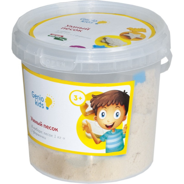 

Кинетический песок Genio Kids Умный песок 1 кг (SSR10)