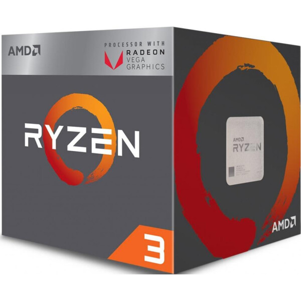 

Процессор AMD Ryzen 3 2200G (3.5GHz 4MB 65W AM4) Box (YD2200C5FBBOX) для настольного компьютера