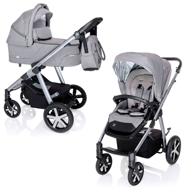 

Детская коляска универсальная 2 в 1 Baby Design Husky NR 07 Gray