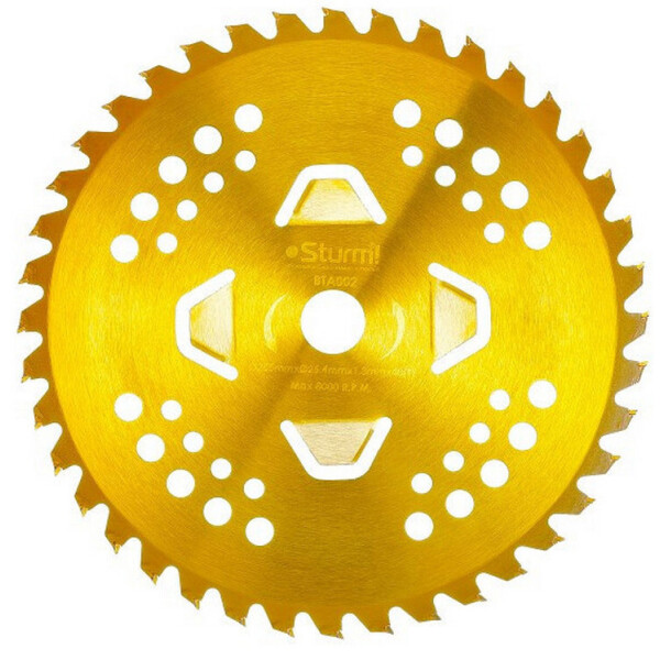 

Нож для мотокос Sturm BTA002 255х25,4х40 мм