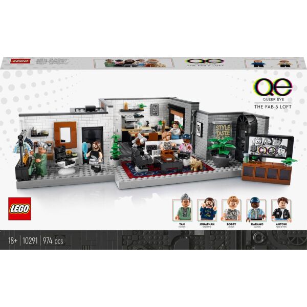 

LEGO® Queer Eye «Шоу Легендарной пятерки» (10291)