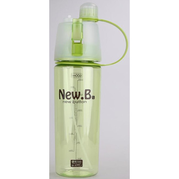 

бутылка для воды New B (с распылителем) 600 мл зеленая (New Button Bottle SUN0039)