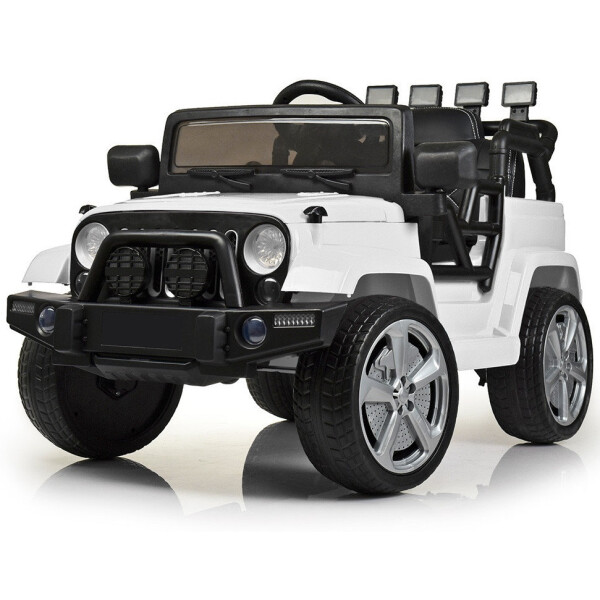 

Электромобиль Bambi Джип белый M 4148EBLR-1
