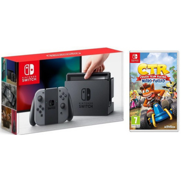 

Nintendo Switch Gray + Crash Team Racing Nitro-Fueled