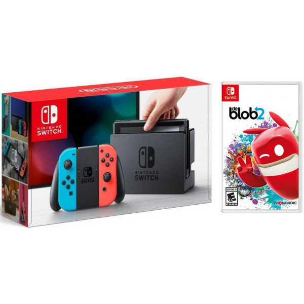 

Nintendo Switch Neon blue/red + De Blob 2