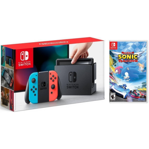 

Nintendo Switch Neon blue/red + Team Sonic Racing