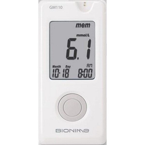 

Глюкометр Бионайм GM110 + 50 тест-полосок Бионайм
