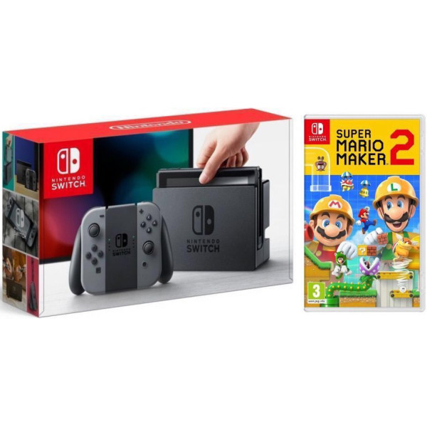 

Nintendo Switch Gray + Super Mario Maker 2