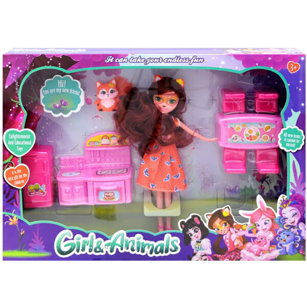 

Кукла с аксессуарами "Enchantimals" коробка 28,5*18.5*5.5см /60/