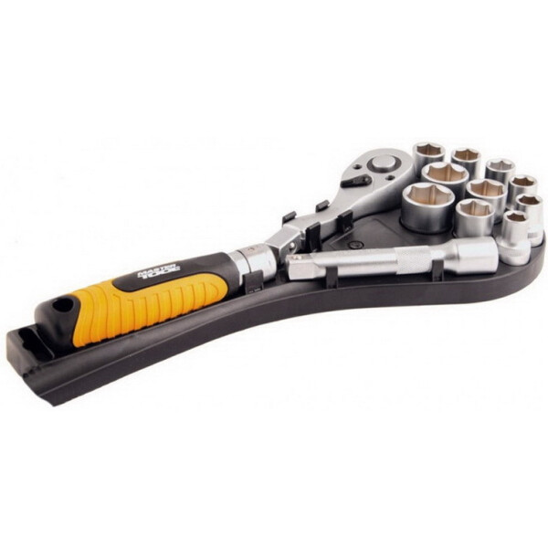 

Набор торцевых головок с трещоткой MasterTool CrV 1/2” с трещоткой 12ед (78-1213)