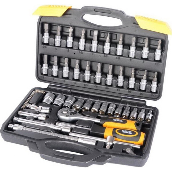 

Набор торцевых головок MasterTool 1/4" 46 шт (78-2047)
