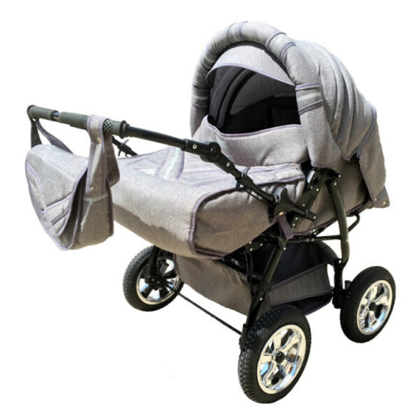 

Детская коляска для двойни Trans Baby Taurus 05 Light Grey (TB.TaD.05)