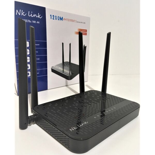 

Wi-FI Роутер NK Link Беспроводной маршрутизатор 1200 Мб NK 44 NK 44am