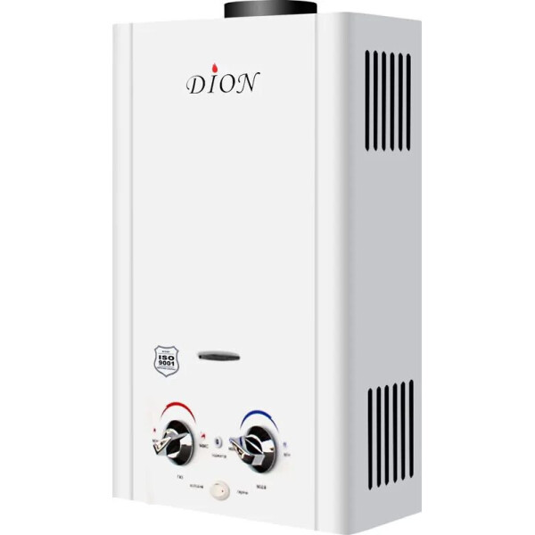 

DION JSD 10W, Мощность: 20 кВт, Проток 10 л/мин, тип Дымоходная, розжиг- от батареек