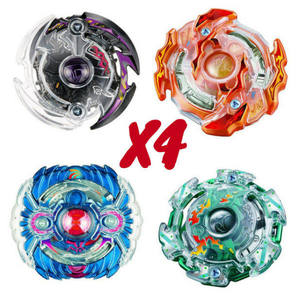 

Игровой набор BEYBLADE (Бейблейд) 4 шт - Kaiser, Ragnaruk, Stamina, Attack с пусковым устройством (SUN0083)
