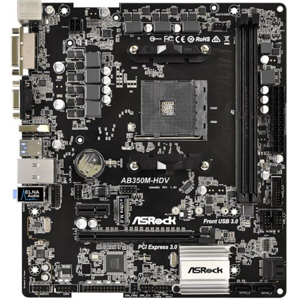 

ASRock AB350M-HDV