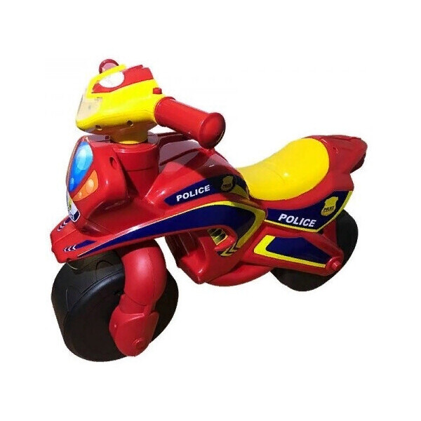 

Беговел музыкальный Doloni Toys Полиция Красный (0139/56)