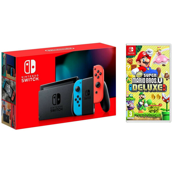 

Nintendo Switch Neon blue/red + NEW SUPER MARIO BROS. U DELUXE