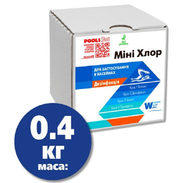 

Дезинфицирующее средство Минихлор 0,4 кг