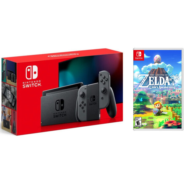 

Nintendo Switch Gray (Обновлённая версия) + The Legend of Zelda: Link"s Awakening