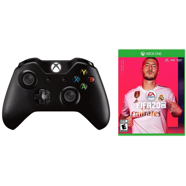

Microsoft Xbox One Black Wireless Controller + FIFA 20 (русская версия)