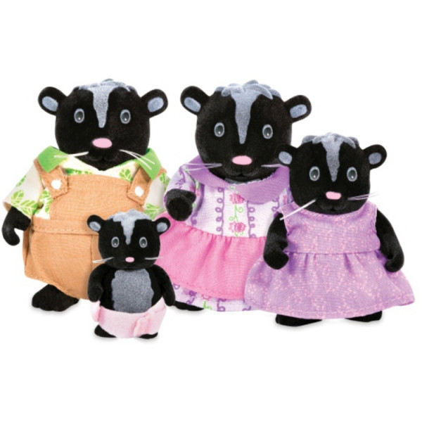 

Набор фигурок LIL WOODZEEZ Семья скунсов (6258Z)
