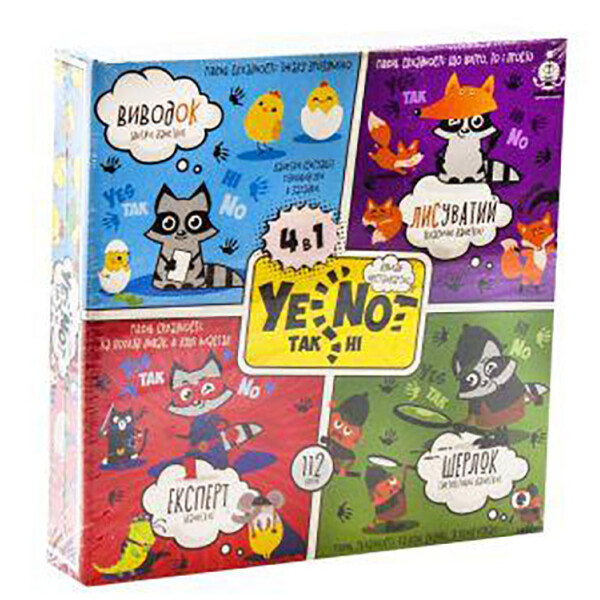

Карточная игра Danko Toys YENOT ДаНетки 4в1 рус YEN-02-01