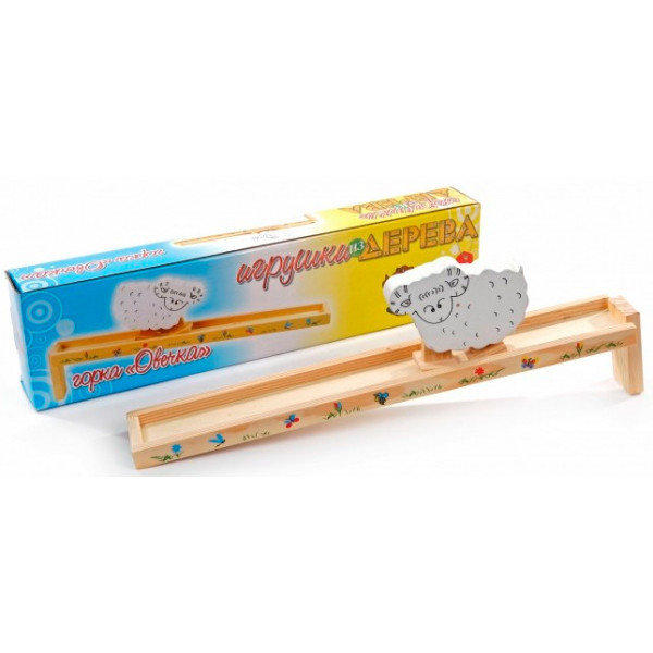 

Обучающая игрушка Мир деревянных игрушек Горка Овечка (Д151)