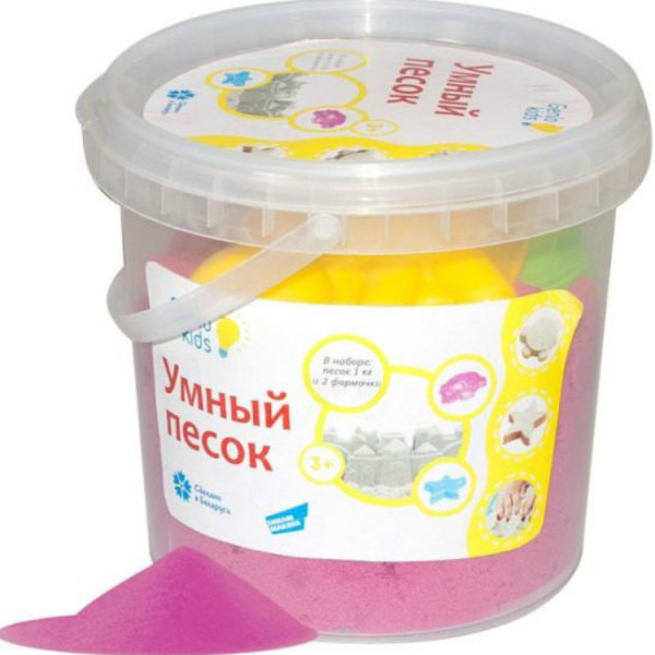 

Набор для детского творчества Умный песок 1 Розовый Genio Kids (SSR101)
