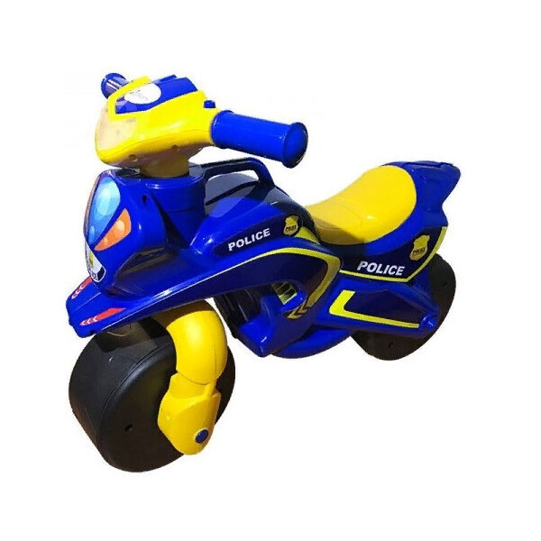 

Беговел музыкальный Doloni Toys Полиция Синий (0139/57)