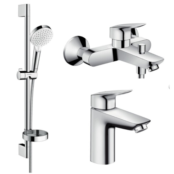 

Набор смесителей для ванны HANSGROHE Logis (71100000+71400000+26553400), 1082019