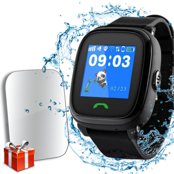 

JETIX DF25 Aqua (Light Strap) Black + Защитное стекло