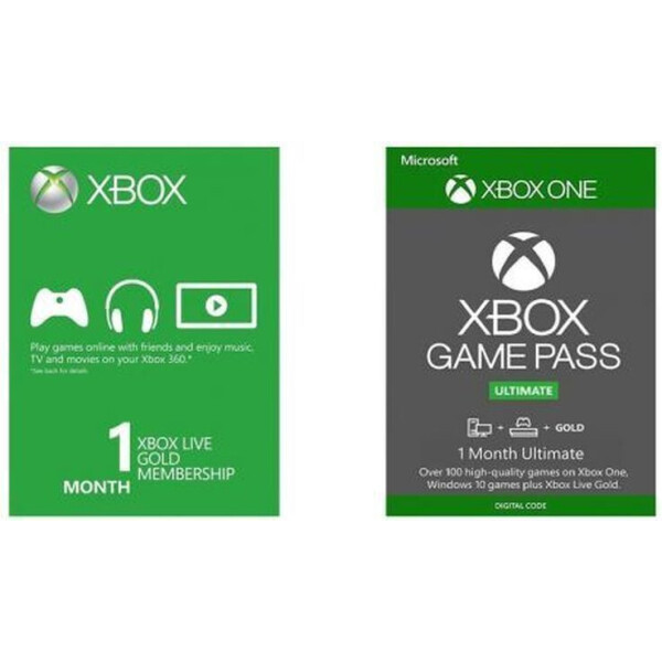 

Xbox Live Gold + Xbox Game Pass RU/EU/US 1 месяц