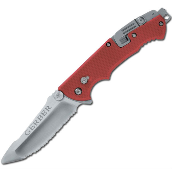 

Нож Gerber Hinderer Rescue, серрейторное лезвие